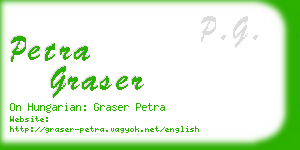 petra graser business card